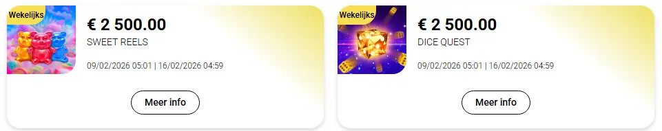 Minigames in het BETFIRST BE